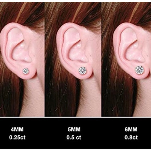 Women’s Stud Earrings - Picture 3 of 3